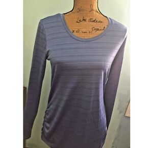 👚 Danskin Now Long Sleeve Top Shirt Sinched Sides